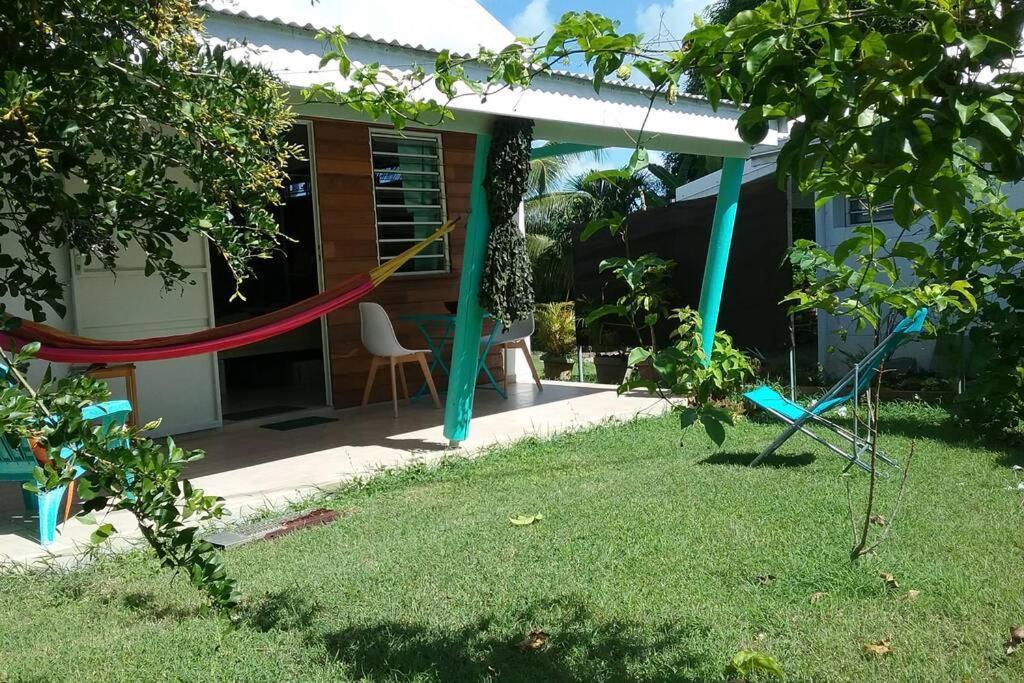 Gite Cajou Dans Jardin Tropical Ventile A Sainte-Anne Kültér fotó
