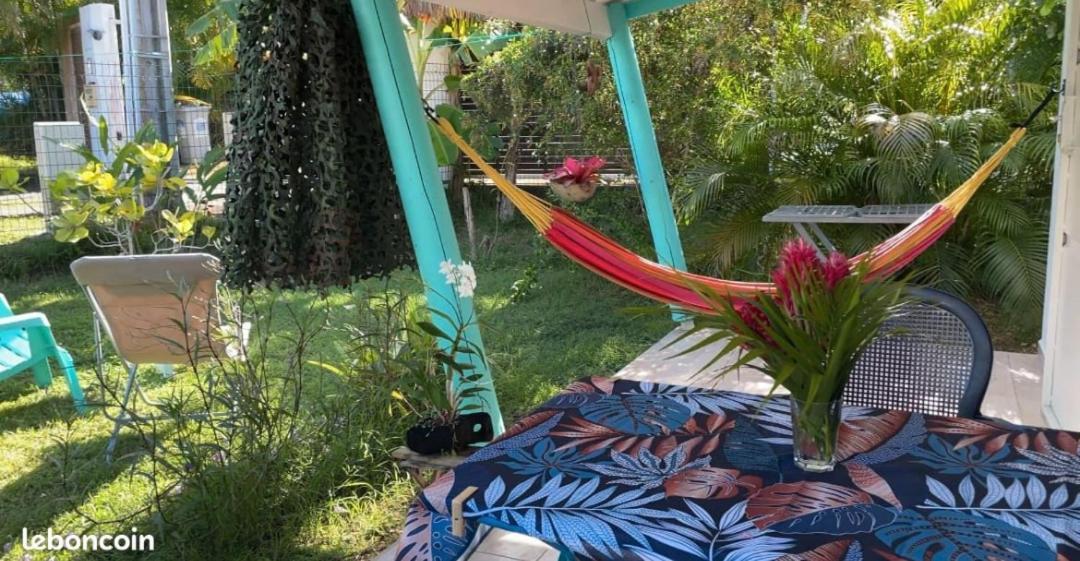 Gite Cajou Dans Jardin Tropical Ventile A Sainte-Anne Kültér fotó